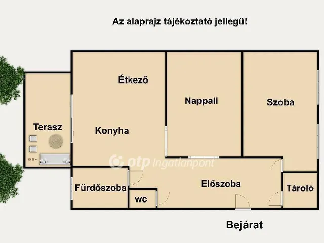 Eladó lakás Budapest XX. kerület 52 nm