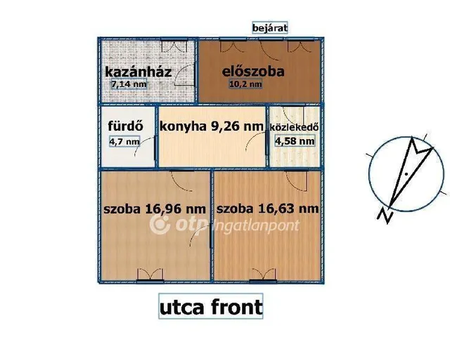 Eladó ház Budapest XX. kerület, Pacsirtatelep 69 nm