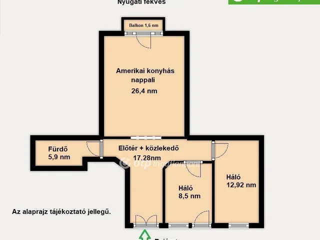 Eladó lakás Budapest V. kerület 71 nm