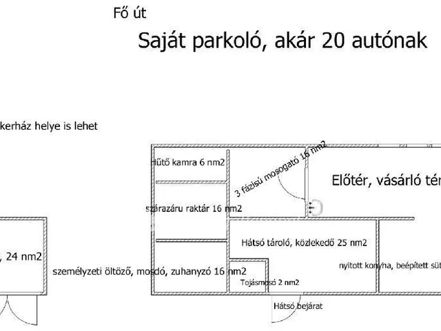 Eladó kereskedelmi és ipari ingatlan Galgagyörk 155 nm