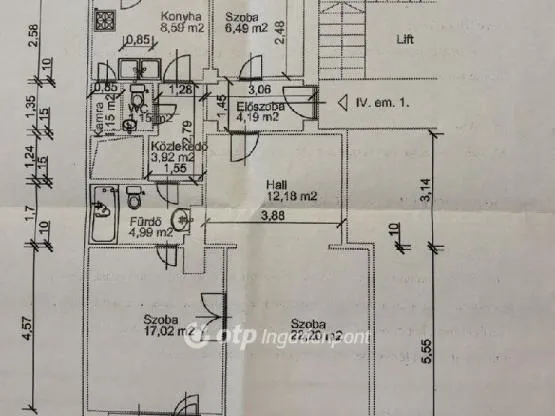Eladó lakás Budapest IX. kerület, Belső Ferencváros 79 nm
