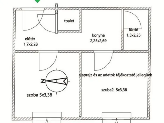 Eladó lakás Budapest X. kerület 45 nm