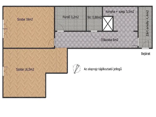 Eladó lakás Budapest XX. kerület 51 nm