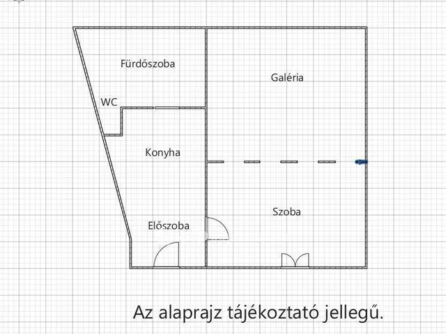 Eladó lakás Budapest VIII. kerület 27 nm