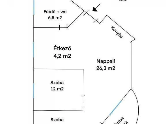 Eladó lakás Budapest XV. kerület 58 nm
