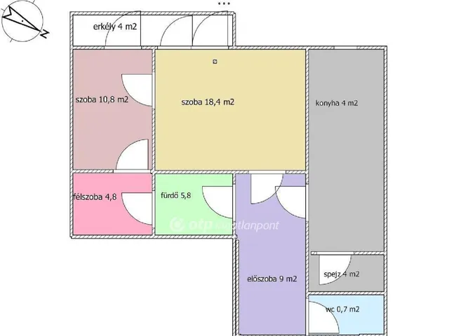 Eladó lakás Szigetszentmiklós 54 nm