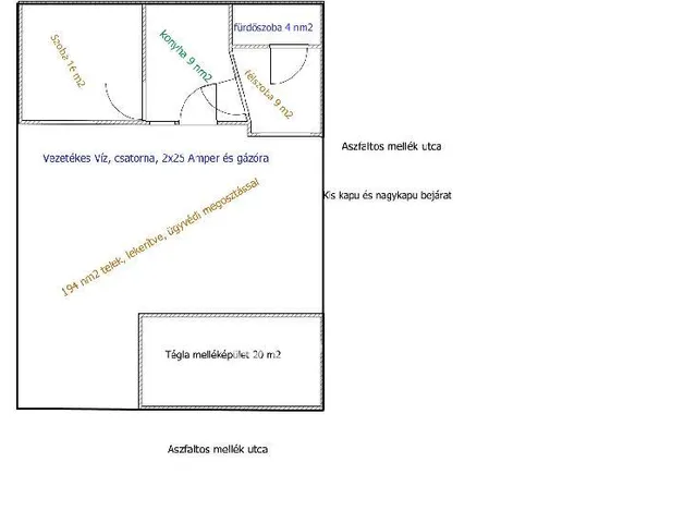 Eladó ház Dömsöd 35 nm