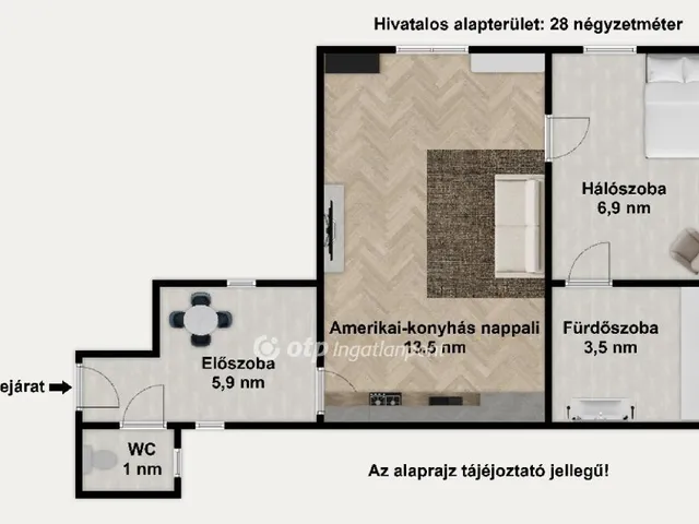 Eladó lakás Budapest X. kerület, Pongrácz úti ltp 28 nm