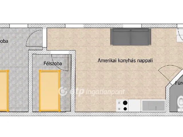 Eladó lakás Budapest IX. kerület 44 nm