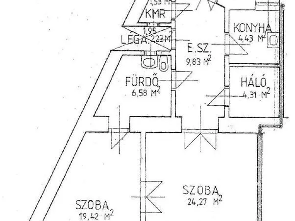 Eladó lakás Budapest VII. kerület 70 nm