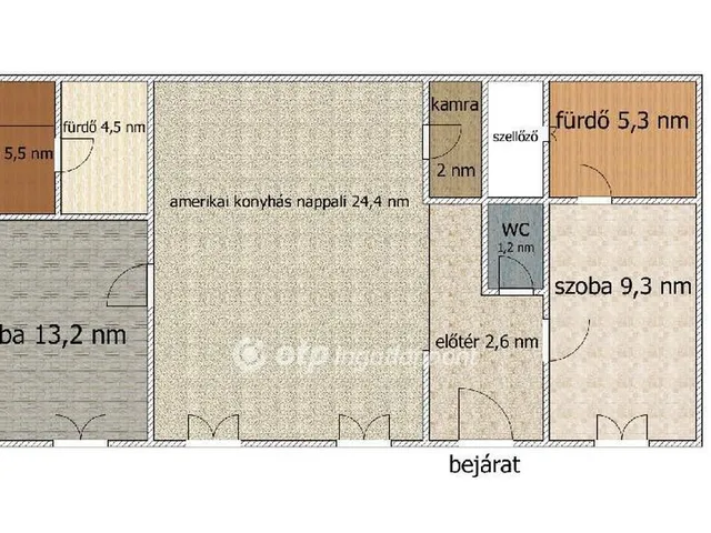 Eladó lakás Budapest IX. kerület 68 nm