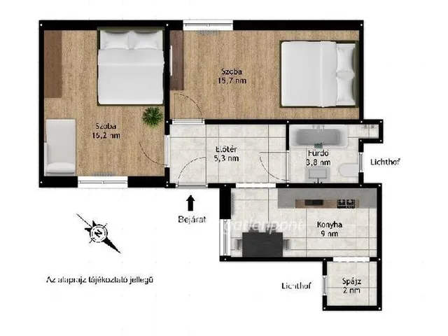 Eladó lakás Budapest VIII. kerület 49 nm