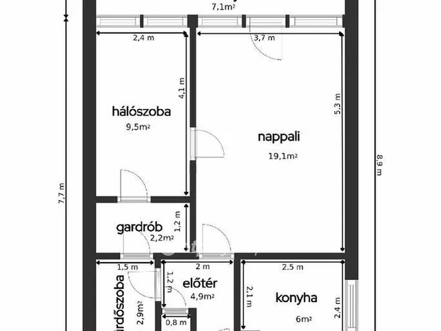 Eladó lakás Budapest XV. kerület 49 nm