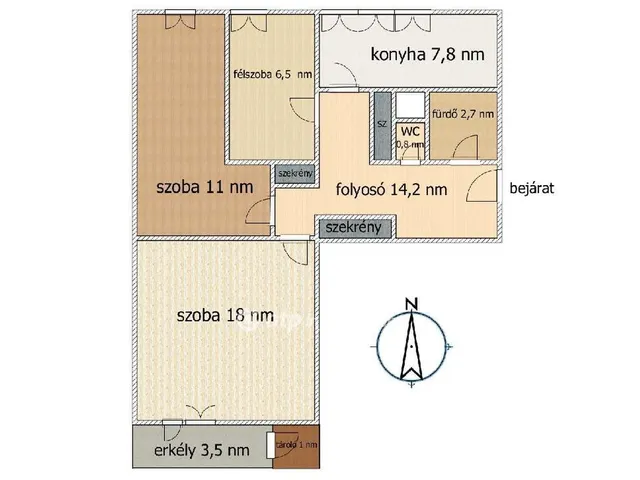 Eladó lakás Szigetszentmiklós 61 nm