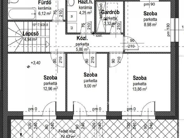 Eladó ház Budapest XVIII. kerület, Alacskai úti lakótelep 164 nm