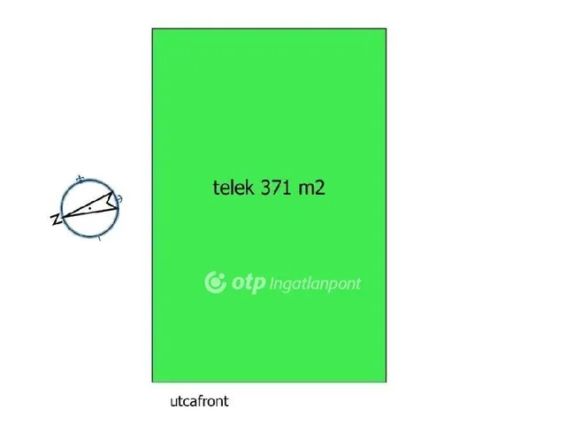 Eladó telek Dunavarsány 371 nm