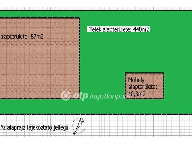 Eladó üdülő és hétvégi ház Dömsöd 87 nm