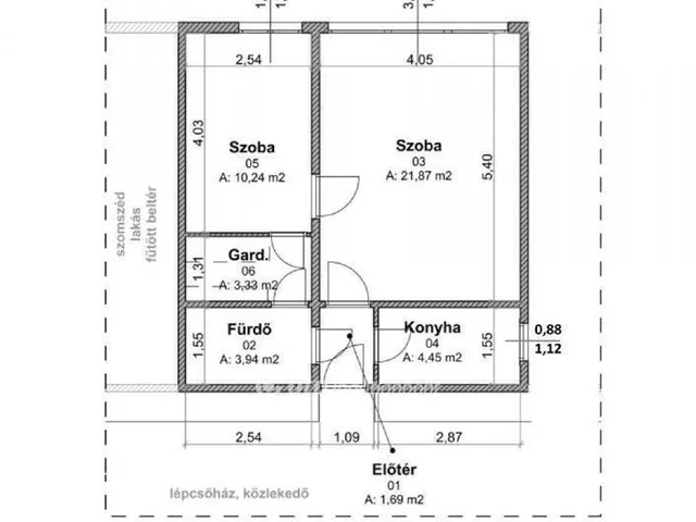Eladó lakás Budapest XXI. kerület 46 nm