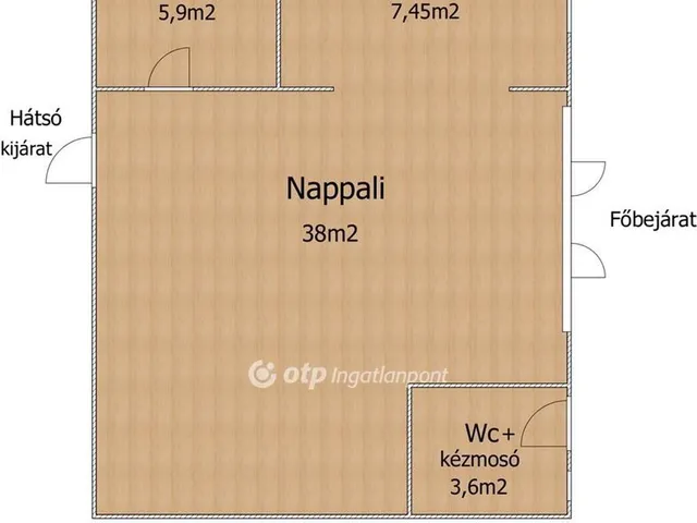 Eladó ház Kiskunlacháza 55 nm
