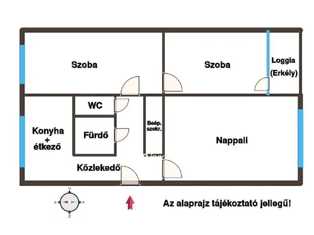 Eladó lakás Budapest IV. kerület 60 nm