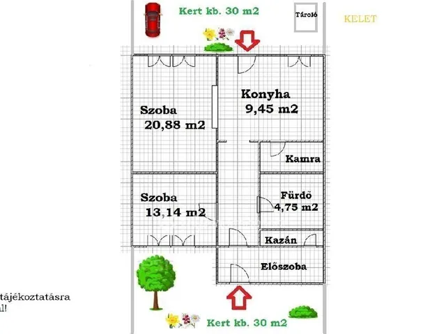 Eladó ház Érd 59 nm