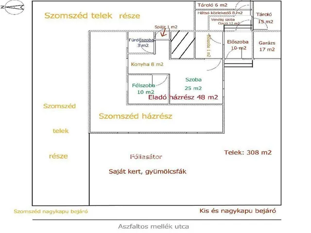 Eladó ház Budapest XXI. kerület, Királyerdő 48 nm