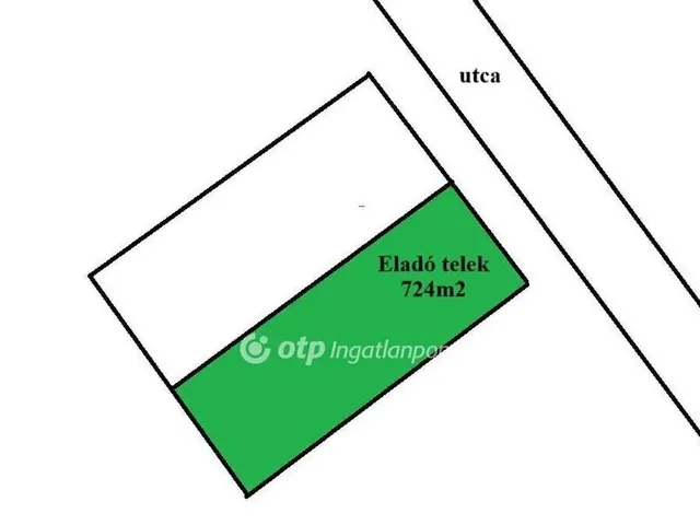 Eladó telek Budajenő 724 nm
