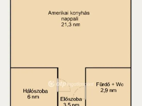 Eladó lakás Budapest XXI. kerület 35 nm