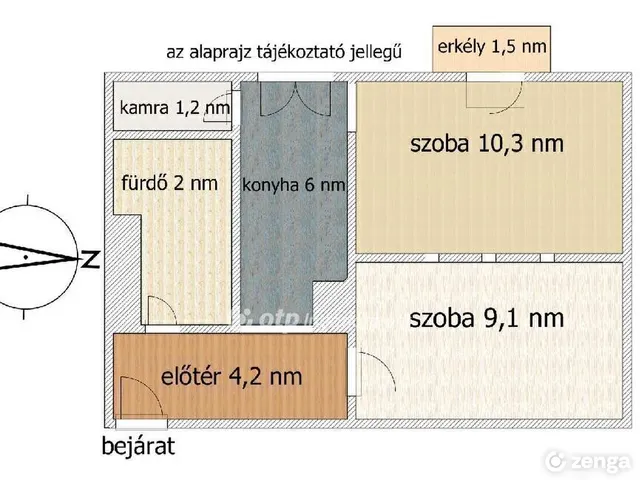 Eladó lakás Szigetszentmiklós 34 nm