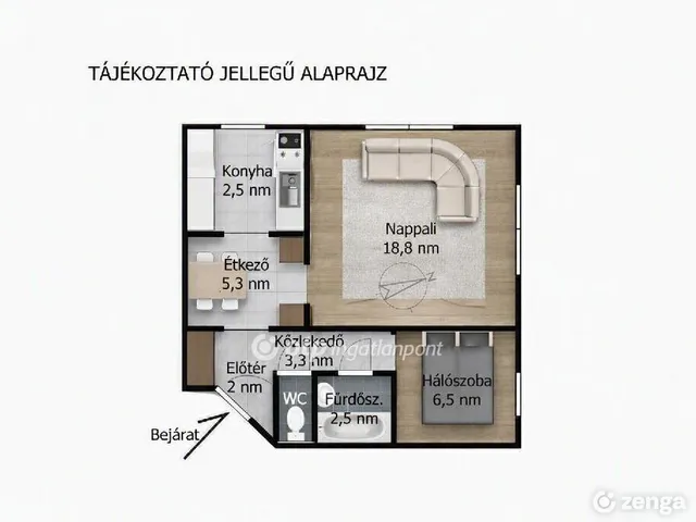 Eladó lakás Budapest XVIII. kerület 45 nm