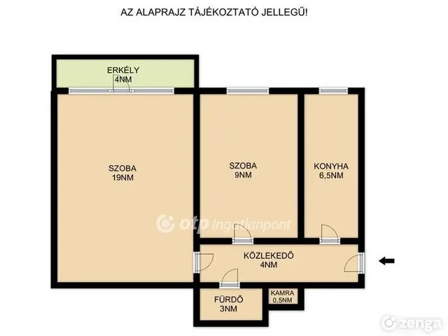 Eladó lakás Budapest XVIII. kerület 46 nm