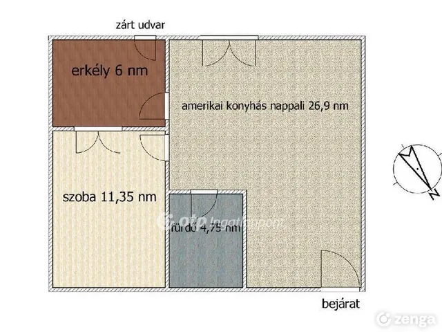 Eladó lakás Szigetszentmiklós 43 nm