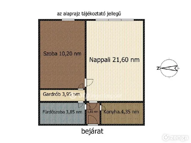 Eladó lakás Budapest XXI. kerület 46 nm