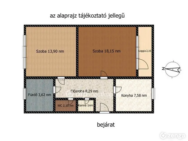 Eladó lakás Budapest XXI. kerület 52 nm