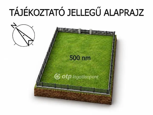 Eladó telek Délegyháza 500 nm