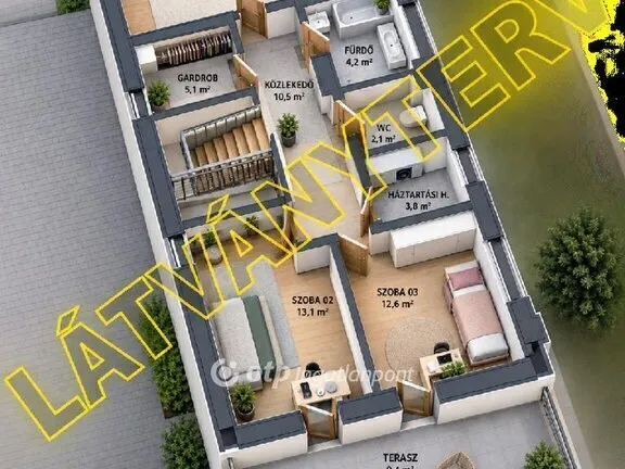 Eladó ház Dunavarsány, Naprózsa lakópark 212 nm