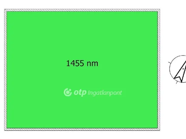 Eladó telek Tököl 1455 nm