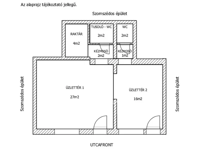 Eladó kereskedelmi és ipari ingatlan Csongrád 54 nm