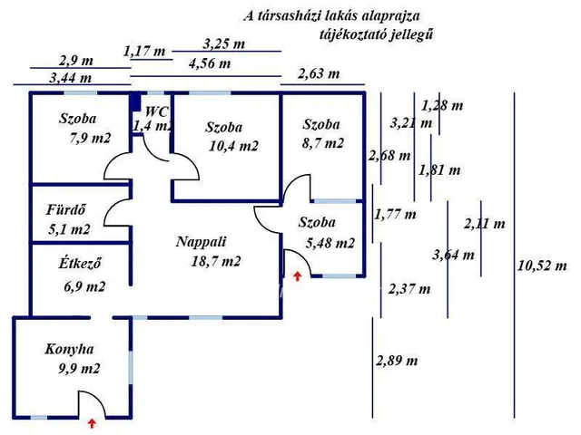 Eladó lakás Kiskunfélegyháza 79 nm
