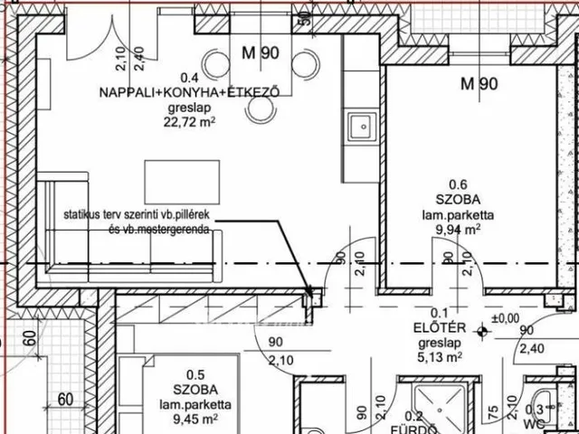 Eladó lakás Cserkeszőlő 54 nm