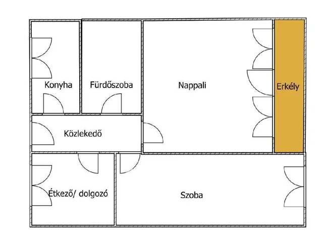 Eladó lakás Eger 57 nm