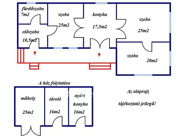 Eladó ház Detk 105 nm