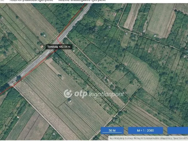 Eladó telek Demjén 6300 nm