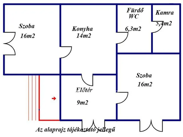 Eladó ház Abasár 80 nm