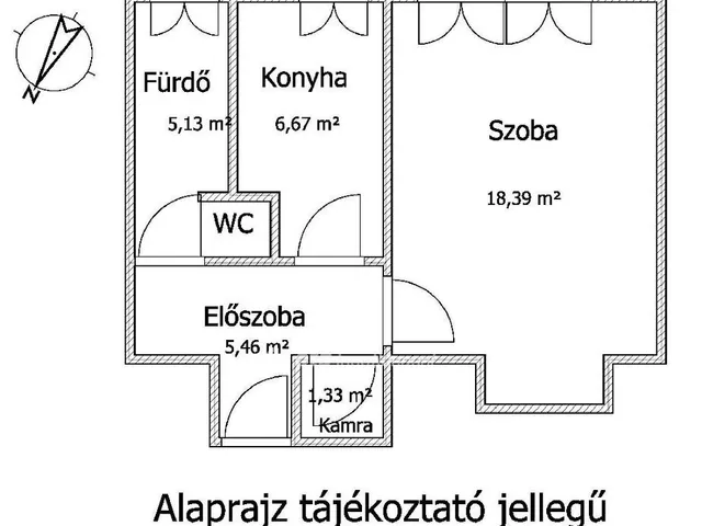 Eladó lakás Gyöngyös 33 nm