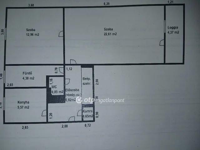 Eladó lakás Gyöngyös 56 nm