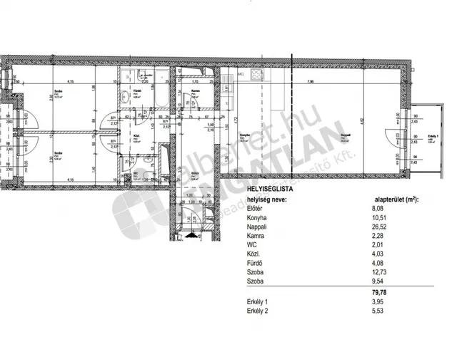 Kiadó lakás Budapest XIII. kerület, Röppentyű utca 80 nm