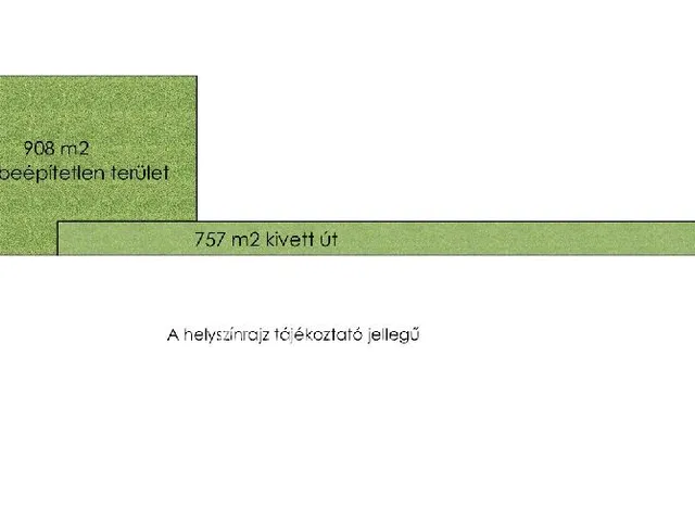 Eladó telek Ráckeve 908 nm