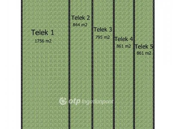 Eladó telek Vácszentlászló 861 nm