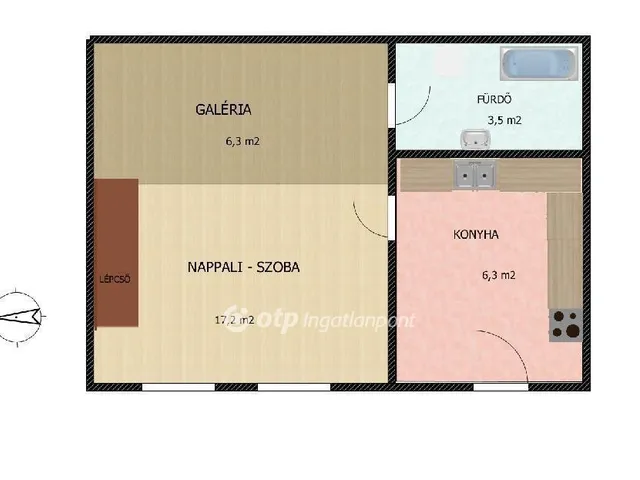 Eladó lakás Budapest IX. kerület 27 nm